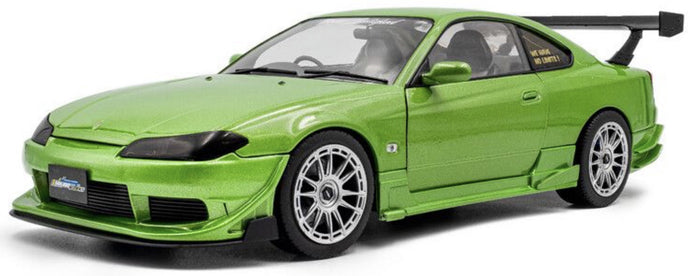 Nissan SILVIA S15 SPEC-R AERO SOLIDO WORKS 1999 grøn 1:18