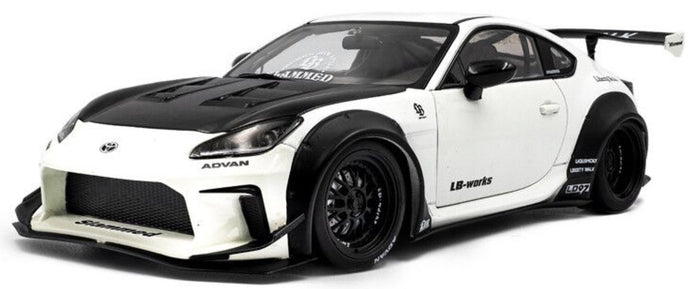 TOYOTA GR86 LBWK BODY KIT COUPE 2024 WHITE PEARL BLACK 1:18