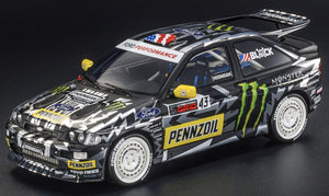 FORD ENGLAND ESCORT RS COSWORTH N 43 HOONIGAN 2017 KEN BLOCK BLACK 1:18