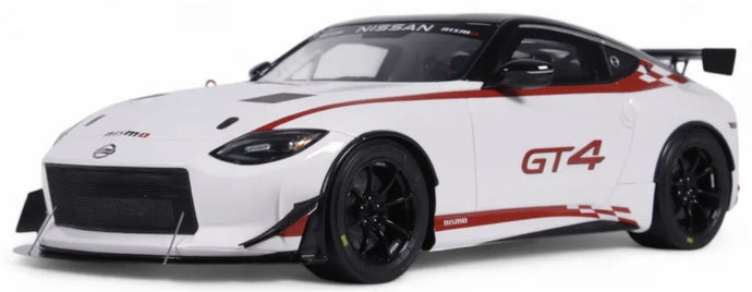 NISSAN Z GT4 COUPE 2022 WHITE RED BLACK 1:18