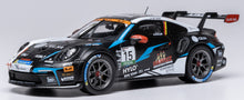 Indlæs billede til gallerivisning PORSCHE 911 992 GT3 CUP N 15 2nd RACE 1 PORSCHE CUP OSCHERSLEBEN 2024 JANNE STIAK WHITE BLACK 1:43