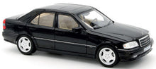 Indlæs billede til gallerivisning MERCEDES BENZ C-CLASS C36 AMG (W202) 1993 BLACK 1:18
