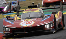 Indlæs billede til gallerivisning FERRARI 499P 3.0L TURBO V6 TEAM FERRARI AF CORSE N 50 24h LE MANS 2025 ANTONIO FUOCO - MIGUEL MOLINA - NICKLAS NIELSEN RED YELLOW BLACK 1:43