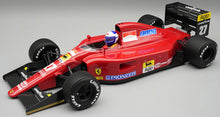 Indlæs billede til gallerivisning Ferrari 642 F1 #27 ALAIN PROST GP 1991 + FIGUUR (with rain tyres) rød/sort 1:18