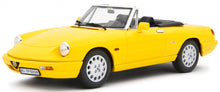 Indlæs billede til gallerivisning ALFA ROMEO SPIDER 1.6-2.0i 1990 YELLOW 1:18
