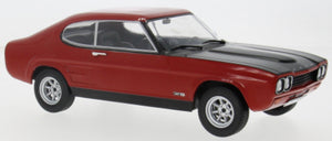 FORD ENGLAND CAPRI MKI RS 2600 1970 RED BLACK 1:18