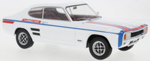 Indlæs billede til gallerivisning Ford CAPRI MK I GT 1970 hvid/rød/blå 1:18
