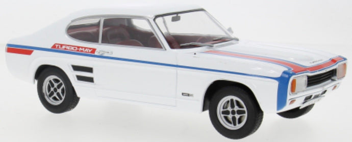 Ford CAPRI MK I GT 1970 hvid/rød/blå 1:18