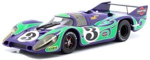 PORSCHE 917LH 4.5L TEAM MARTINI RACING INTERNATIONAL N 3 2nd 24h LE MANS 1970 GERARD LARROUSSE - WILLI KAUHSEN BLUE GREEN 1:18
