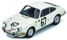 Indlæs billede til gallerivisning PORSCHE 911S 1991cc TEAM PIERRE BOUTIN N 67 24h LE MANS 1967 PIERRE BOUTIN - PATRICE SANSON WHITE 1:43