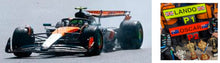 Indlæs billede til gallerivisning McLAREN F1 MCL39 TEAM MCLAREN N 4 WORLD CHAMPION WINNER SILVERSTONE BRITISH GP 2025 LANDO NORRIS ORANGE CHROME BLACK 1:43