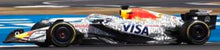 Indlæs billede til gallerivisning RACING BULLS F1 VCARB-02 TEAM VISA CASH APP N 6 SILVERSTONE BRITISH GP 2025 ISACK HADJAR WHITE BLACK 1:43