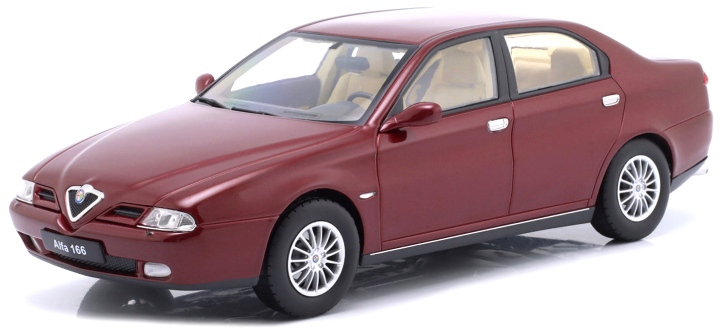 Alfa Romeo 166 1999 rød metallic 1:18