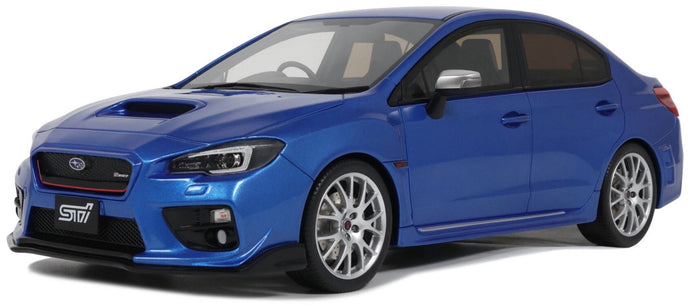 Subaru WRX STI S207 WR 2015 blå metallic 1:18
