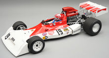 Indlæs billede til gallerivisning Brm P160E #19 CLAY REGAZZONI GERMAN GP 1973 + FIGUUR hvid/rød 1:18