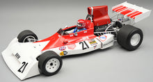 Indlæs billede til gallerivisning Brm P160E #21 NIKI LAUDA MONZA GP 1973 + FIGUUR hvid/rød 1:18