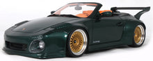 Indlæs billede til gallerivisning Porsche 911 OLD &amp; NEW TOKYO AUTO SALON 2024 mørk grøn 1:18