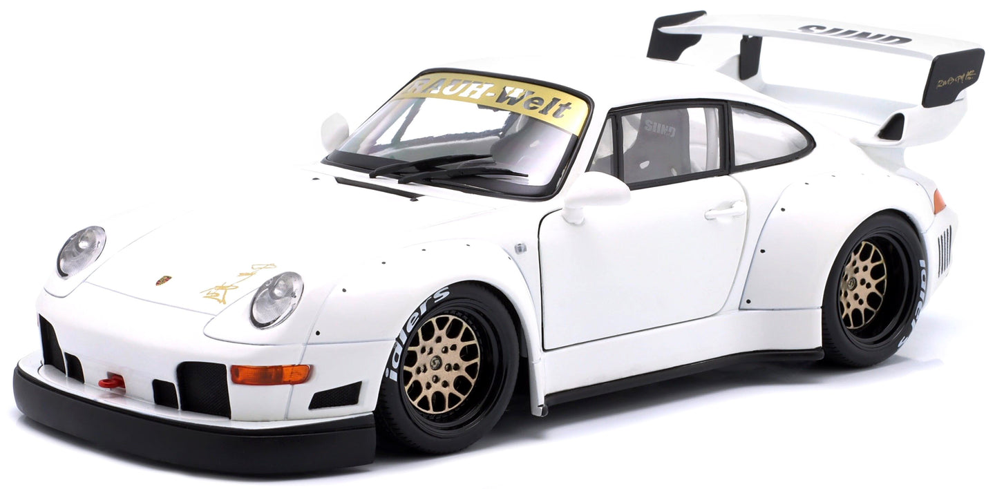 PORSCHE 911 993 RWB RAUH-WELT FURUSATO SIDNEY HOFFMANN COUPE 1995 WHITE 1:18