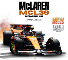 Indlæs billede til gallerivisning McLAREN F1 MCL39 TEAM MCLAREN N 81 3rd MONACO GP 2025 OSCAR PIASTRI ORANGE BLACK 1:18