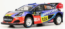 Indlæs billede til gallerivisning FORD ENGLAND PUMA RALLY1 TEAM M-SPORT WRT N 22 RALLY SWEDEN 2025 MARTINS SESK - RENARS FRANCIS BLUE PURPLE RED 1:18