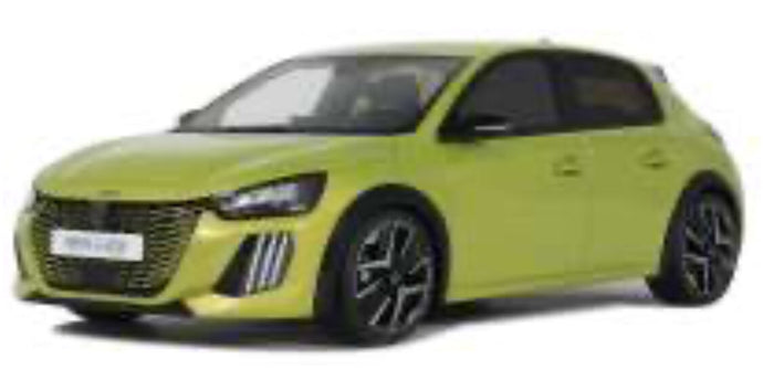 Peugeot E-208 GT Jaune Agueda 2024 grøn 1:18