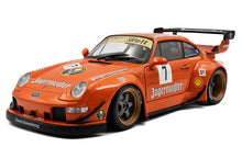 Indlæs billede til gallerivisning PORSCHE 911 993 JAGERMEISTER RWB BODYKIT COUPE N 7 RACING 2020 ORANGE 1:18