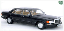 Indlæs billede til gallerivisning Mercedes-Benz 560 SEL 1991 sort 1:18
