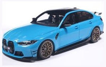 Indlæs billede til gallerivisning BMW M3 PERFORMANCE PARTSnDAYTONA BEACH BLUE 2024 1:18
