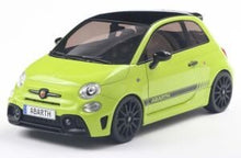 Indlæs billede til gallerivisning FIAT NUOVA 500 ABARTH 595 2023 LIGHT GREEN BLACK 1:18