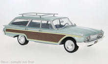 Indlæs billede til gallerivisning FORD LTD COUNTRY SQUIRE 1960 LIGHT BLUE 1:18