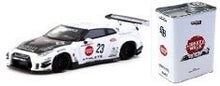 Indlæs billede til gallerivisning NISSAN GT-R (R35) LB WORKS TYPE 2 WHITE ATHLETE X COLLET IN A LB LIMITED TIN CAN 2025 hvid 1:64