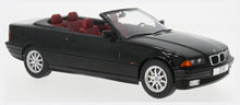 Indlæs billede til gallerivisning BMW 3-SERIES (E36) CABRIOLET OPEN 1996 BLACK 1:18