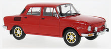 Indlæs billede til gallerivisning SKODA 100 1969 RED/GOLD RIMS 1:18