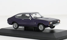 Indlæs billede til gallerivisning FORD ENGLAND CAPRI MKII 1600 GT 1981 PURPLE 1:43