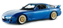 Indlæs billede til gallerivisning MAZDA RX7 FD3S INNOCENT BLUE MICA 1999 1:18