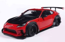 Indlæs billede til gallerivisning TOYOTA GR86 LBWK BODY KIT COUPE 2024 RED BLACK 1:18