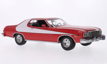 Indlæs billede til gallerivisning FORD USA GRAN TORINO COUPE 1975 RED WHITE 1:18