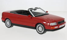 Indlæs billede til gallerivisning AUDI CABRIOLET 1991 RED 1:18