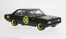 Indlæs billede til gallerivisning Opel Rekord C, Schwarze Witwe, #201 sort 1:18