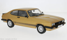 Indlæs billede til gallerivisning FORD ENGLAND CAPRI MKIII COUPE 1978 GOLD 1:18