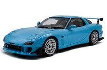 Indlæs billede til gallerivisning MAZDA RX-7 (FD3RS) WORKS COUPE 1999 BLUE 1:18