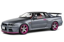 Indlæs billede til gallerivisning NISSAN SKYLINE GT-R (BNR34) COUPE 1999 GREY 1:18