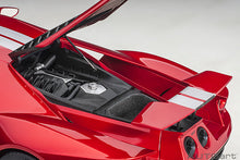 Indlæs billede til gallerivisning FORD USA GT 2017 LIQUID RED SILVER STRIPES 1:12