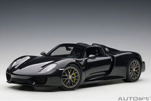 Indlæs billede til gallerivisning 1/12 2013 Porsche 918 Spyder , black metallic 1:12
