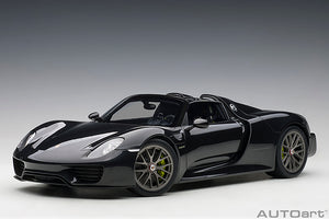 1/12 2013 Porsche 918 Spyder , black metallic 1:12