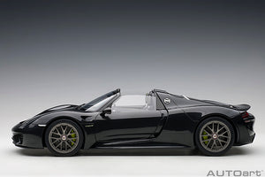 1/12 2013 Porsche 918 Spyder , black metallic 1:12