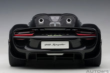 Indlæs billede til gallerivisning 1/12 2013 Porsche 918 Spyder , black metallic 1:12