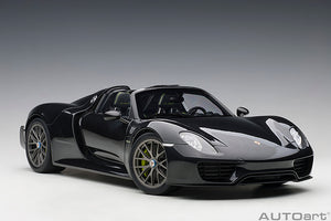 1/12 2013 Porsche 918 Spyder , black metallic 1:12