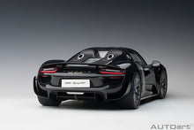 Indlæs billede til gallerivisning 1/12 2013 Porsche 918 Spyder , black metallic 1:12