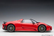 Indlæs billede til gallerivisning PORSCHE 918 SPYDER WEISSACH PACKAGE 2013 RED
